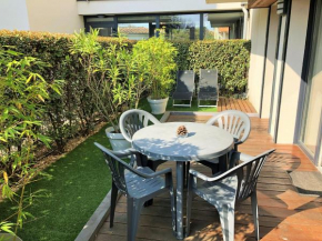 2 pièces en rez de jardin avec terrasse sud